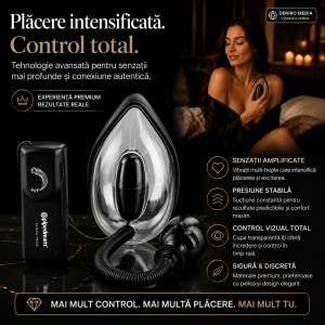 Pompă Vagin Și Clitoris Cu Vibrații Transparent Thumb 6