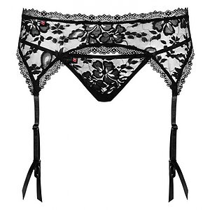 Portjartier Obsessive Catia Negru L-XL Thumb 2