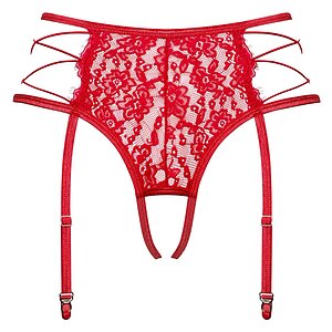 Portjartier Obsessive Rediosa Roșu S-M Thumb 3