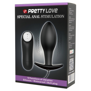 Pretty Love Anal Stimulation Plug Negru Thumb 7