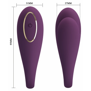 Pretty Love August Vibrator cu Aplicație 12 Funcții Mov Thumb 7