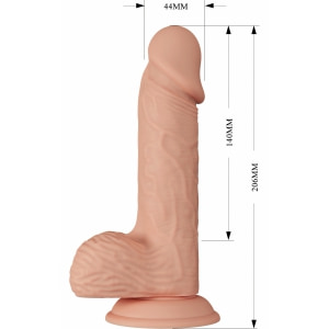 Pretty Love Catoblepas — Vibrator Realist 20.6 cm cu Ventuză Thumb 6