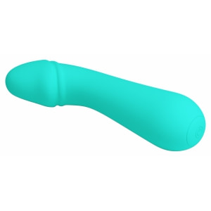 Pretty Love Cetus – Vibrator Punctul G 15 cm, 12 Moduri Albastru Thumb 1