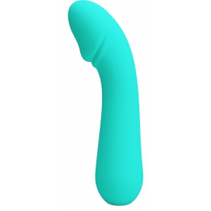 Pretty Love Cetus – Vibrator Punctul G 15 cm, 12 Moduri Albastru