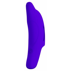 Pretty Love Delphini – Vibrator De Deget 10 Moduri, Compact Albastru Thumb 4