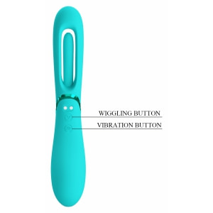 Pretty Love Lexie – Vibrator Punct G, 7+4 Moduri, USB Albastru Thumb 5