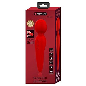 Pretty Love Meredith — Wand 7 Moduri, 21.5 cm, Roșu Thumb 11