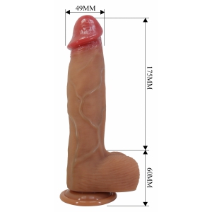 Pretty Love Orton - Dildo Realist Din silicon, Ventuză Thumb 8