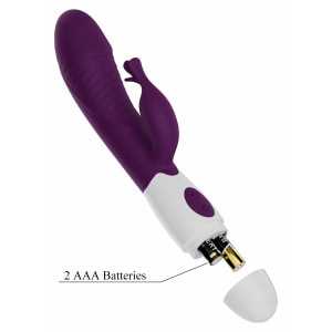 Pretty Love Rasmussen Purple, Dual Stimulator 30 Vibrații Mov Thumb 3