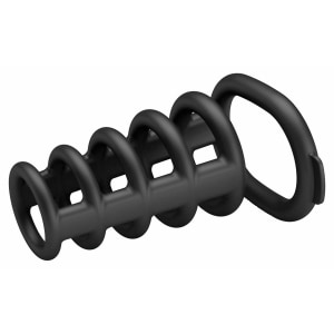 Pretty Love Rodrigo – Inel Erecție silicon, 6 Inele Negru Thumb 3
