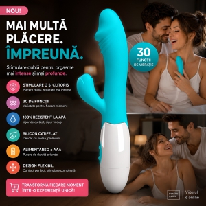 Pretty Love Snappy Rabbit Punct G, 30 Funcții Albastru Thumb 8