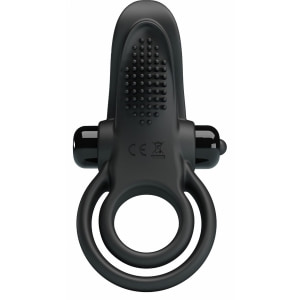 Pretty Love Vibrant Penis Ring Negru Thumb 3