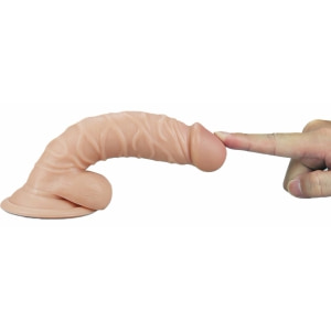 Real Extreme Vibrator 19 cm cu Ventuză Puternică Thumb 2