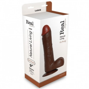 Dildo Realistic Rapture Brown 23cm Maro Thumb 1