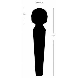 Rechargeable Power Wand You2Toys Negru Thumb 9