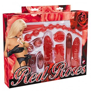 Set Jucării Erotice Red Roses Roșu Thumb 1