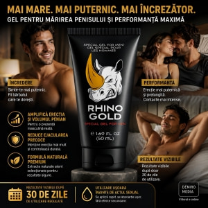Rhino Gold Gel Mărire Penis 50ml Thumb 7