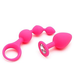 Kit Jucării Anale Barcelona Roz