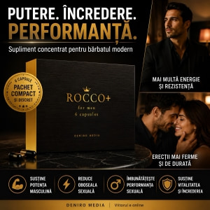 ROCCO Pills - 6 Capsule Pentru Potență Discretă Thumb 1