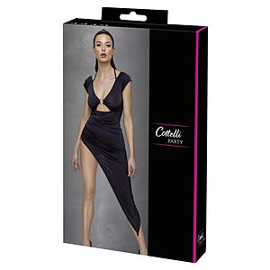 Rochie Cottelli Collection Ruffles Negru S Thumb 6