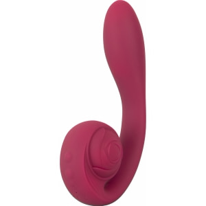 Rosenrot Vibrator Flexibil, 2 Motoare, 10 Moduri Roșu Thumb 1