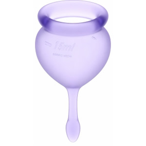 Satisfyer Feel Good Menstrual Cup Set Lila