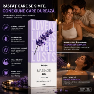 Satisfyer Ulei Masaj Lavandă 250 ml — Relaxare Catifelată Thumb 4