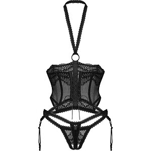 Set Obsessive Alliane Negru S-M Thumb 3