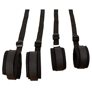 Set Cătușe Fetish Wraparound Mattress Negru Thumb 6