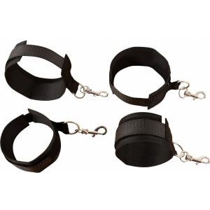 Set Cătușe Fetish Wraparound Mattress Negru Thumb 5