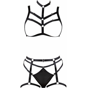 Set Cottelli Collection Irene Negru S-L Thumb 4