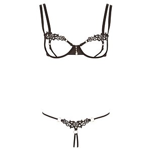 Set Cottelli Collection Paisley Negru S Thumb 3