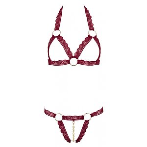 Set Cottelli Collection Maia Roșu S-M Thumb 3