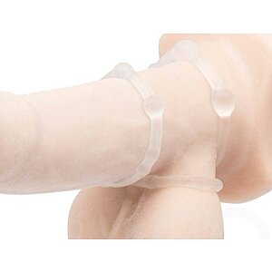 Set Inele Penis Beaded Penisring Transparent Thumb 1