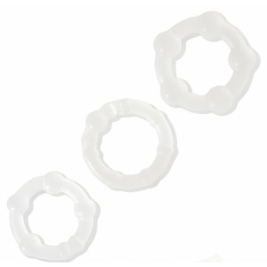 Set Inele Penis Beaded Penisring Transparent