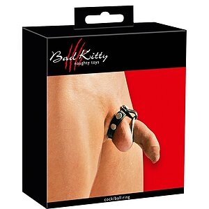 Set Inele Penis Leather Strap Negru Thumb 6