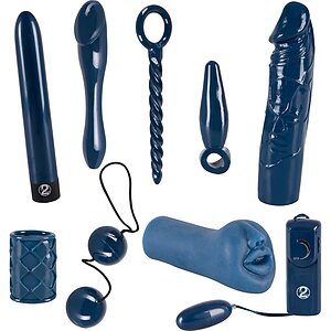 Set Jucării Sexuale Midnight Albastru