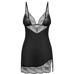 Chemise Obsessive Lobellis Negru M-L Thumb 2