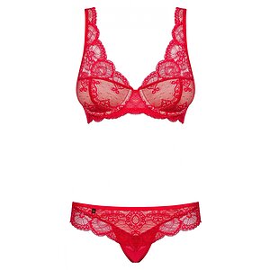 Set Obsessive 853-SET Roșu L-XL Thumb 2