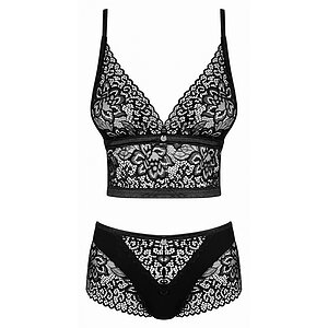 Set Obsessive Cecilla Negru S-M Thumb 2