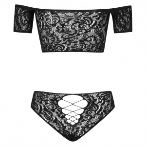 Set Obsessive Inessita Negru XL-2XL Thumb 3