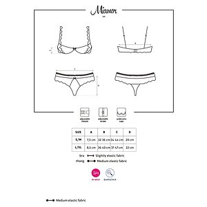 Set Obsessive Miamor Negru L-XL Thumb 4