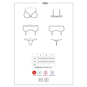 Set Obsessive Shibu Negru L-XL Thumb 4