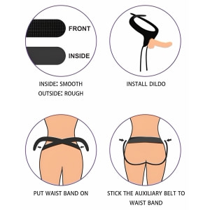 Set Strap-On și Dildo Easy Ingen Thumb 4