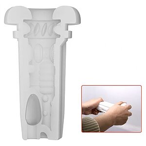 Masturbator Sienna Cu Vibrații Voce Și Sucțiune Alb Thumb 1