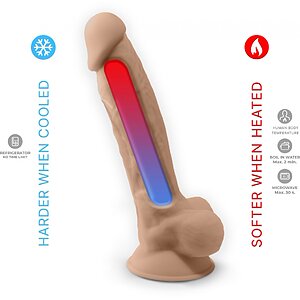 Silexd Dildo Realist 20 cm, 10 Funcții, Reîncărcabil Thumb 5