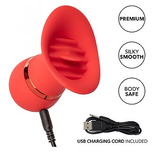 Stimulator Clitoridian French Kiss Charmer Roșu Thumb 5