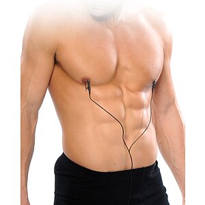 Stimulator Vibrant Pentru Sfârcuri Negru Thumb 1