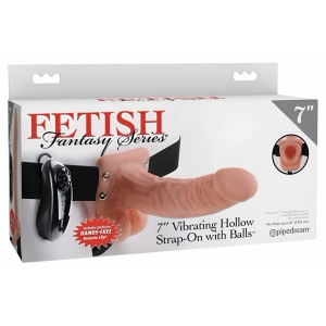 Strap-On 18cm Vibrating Hollow Thumb 4