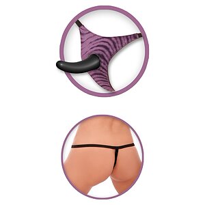 Strap-on Fetish Vibrating For Him Negru Thumb 5